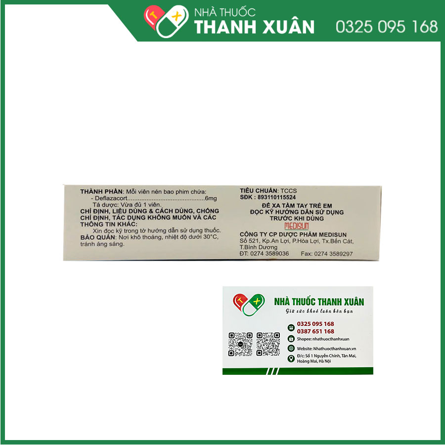 Basmetin thuốc điều trị hen, viêm khớp dạng thấp, Lupus ban đỏ, loét đại tràng, viêm dây thần kinh